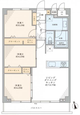 秀和大森レジデンス　5階